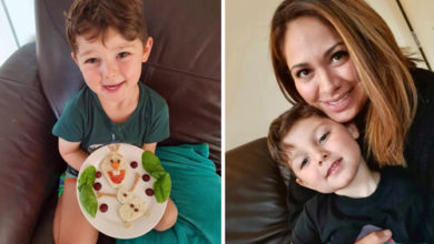 Фото - Творческая мать семейства научила сына есть овощи и фрукты