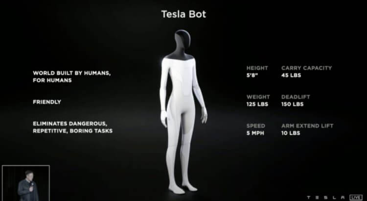 Tesla представит робота-гуманоида в 2022 году. Каким он будет?