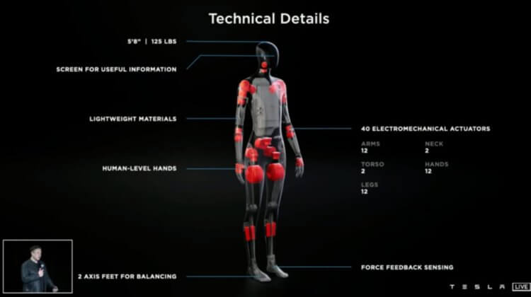 Tesla представит робота-гуманоида в 2022 году. Каким он будет?
