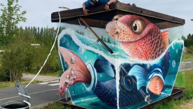 Фото - Художник преображает скучные улицы с помощью граффити с 3D-иллюзиями