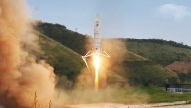 Фото - Китайская ракета Nebula-M успешно поднялась на 100 метров и совершила «кривую» посадку