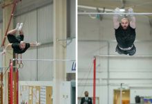 Фото - Гимнаст, прыгнувший между двумя перекладинами, побил свой собственный рекорд