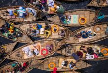 Фото - Плотное движение водного транспорта стало для фотографа источником вдохновения