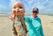 Фото - Исследователи то и дело находят на побережье старых жутких кукол