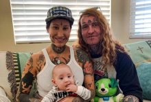 Фото - Жена мечтает догнать своего мужа по количеству татуировок на теле