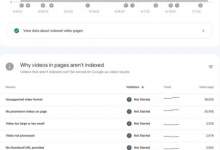 Фото - Google Search Console запустил новый отчет об индексации видео