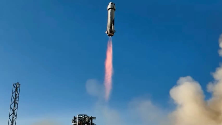 Фото - Blue Origin в шестой раз запустила New Shepard с экипажем