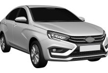 Фото - «АвтоВАЗ» запатентовал дизайн новой Lada Vesta