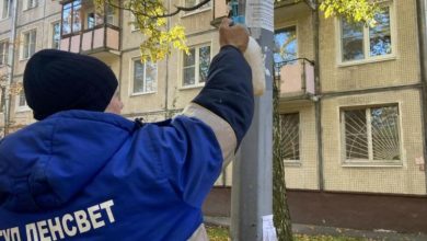 Фото - Более восьми тысяч опор освещения приведут в порядок во время осеннего месячника благоустройства