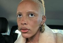 Фото - Побрившаяся налысо Doja Cat нарисовала брови-«ниточки» и выбелила ресницы