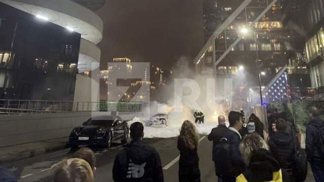 Фото - Поджог машин возле Москвы-сити. Главное