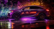 Фото - Lexus и Adidas разработали RX 500h в стиле «Черной Пантеры»