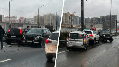 Фото - Массовое ДТП произошло на Московском шоссе в Петербурге