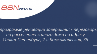 Фото - По программе реновации завершились переговоры по расселению жилого дома по адресу Санкт-Петербург, 2-я Комсомольская, 35