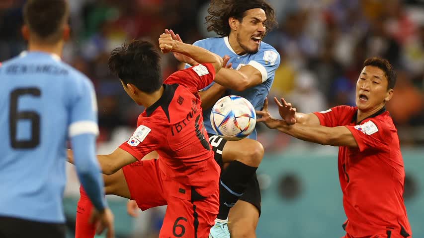 Фото - Сборная Уругвая сыграла вничью с Южной Кореей в матче чемпионата мира-2022