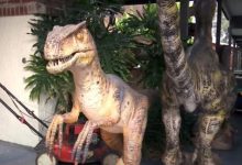 Фото - Статуя в виде динозавра была похищена с выставки