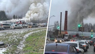 Фото - В Екатеринбурге загорелся автомобильный ремонтный завод