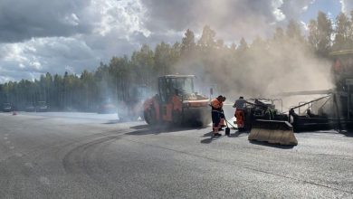 Фото - Завершена укладка асфальтобетона на первом пусковом комплексе первого этапа трассы М-12 во Владимирской области