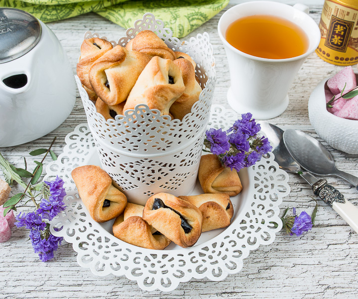 Творожное печенье с черносливом