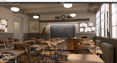 Тест Blender 2.90 classroom (электросеть)