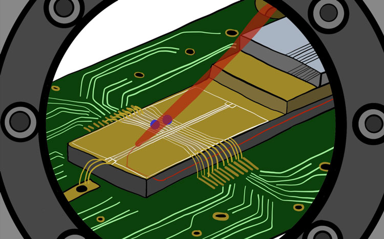 Лазерный луч выходит изнутри чипа, а не снаружи, как раньше. Истчоник изображения: Chiara Decaroli / ETH Zurich