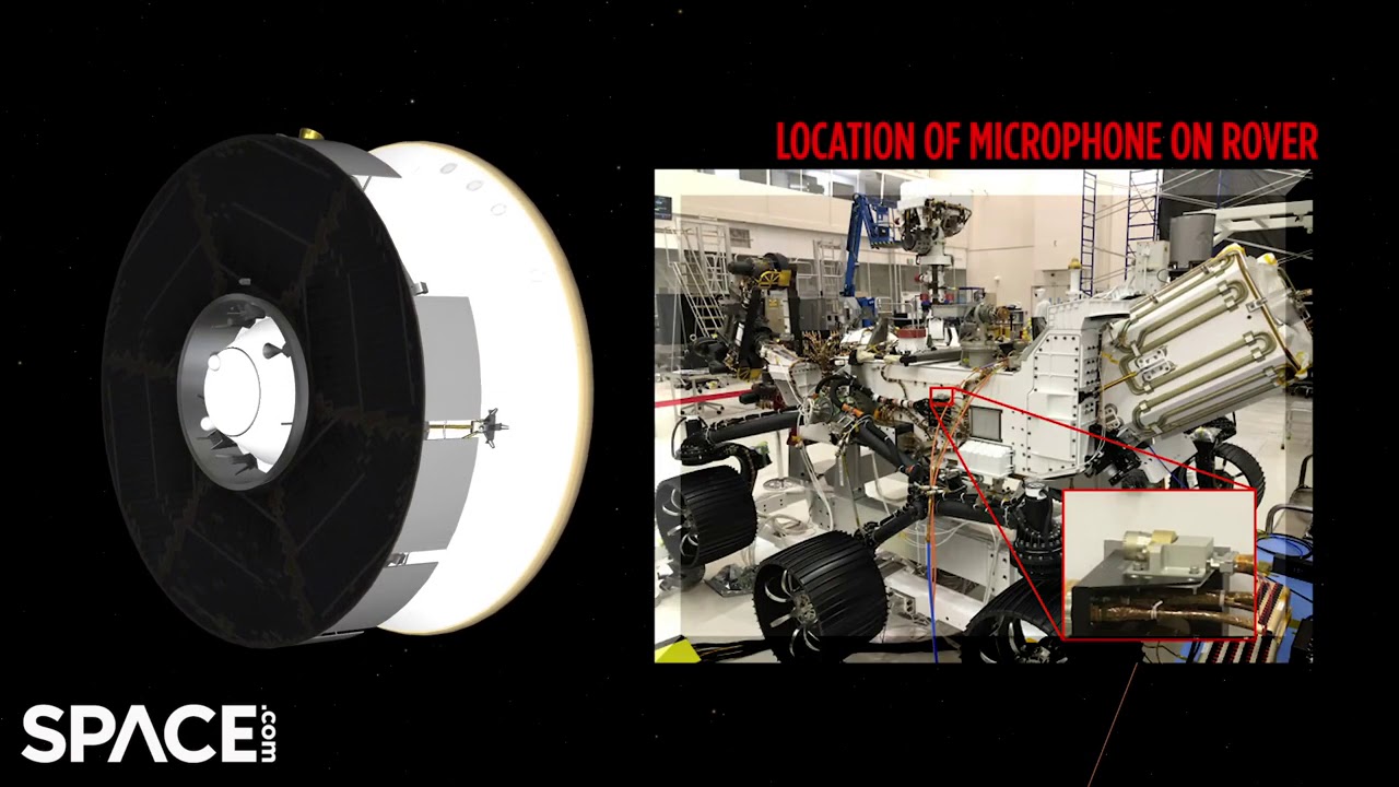 Какие звуки записал первый марсоход NASA с микрофоном?