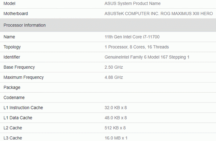 Core i9-11700