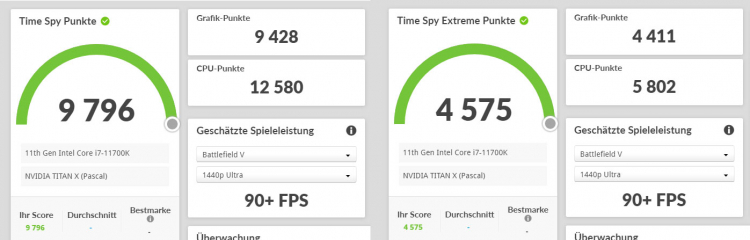 Intel Core i7-11700K в 3DMark TimeSpy Extreme (форумы ComputerBase)