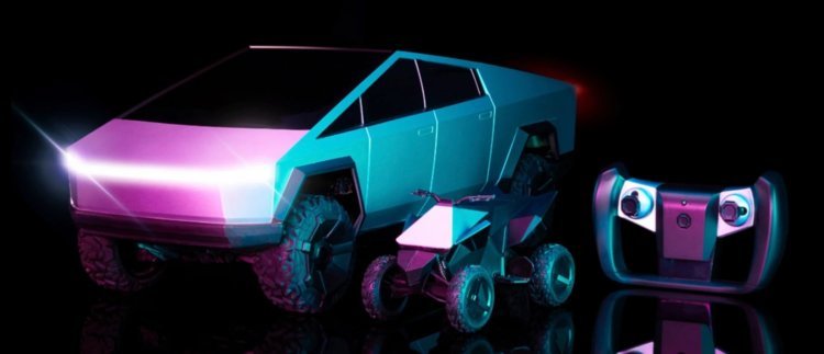 Tesla представила детский квадроцикл Cyberquad и дорогой «киберсвисток»