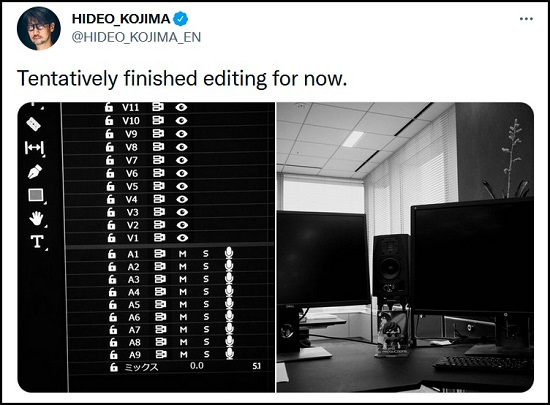  Источник изображения: Twitter (HIDEO_KOJIMA_EN) 