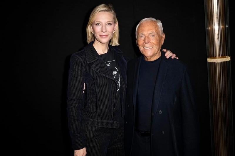 Шоу Giorgio Armani в Милане: Ирина Шейк, Кейт Бланшетт и Алессандра Амбросио среди гостей